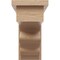 Ekena Millwork 4"W x 12"D x 8"H Classic Highland Rough Cedar Woodgrain TimberThane Corbel, Primed Tan CORUR04X12X08HLDRCPR - alternate 2